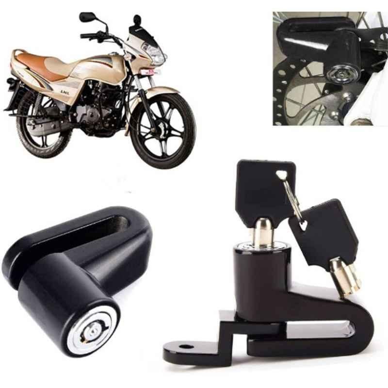 Auto Pearl Steel Black Heavy Duty Anti-Theft Disc Brake Lock for Freedom, Lock_476