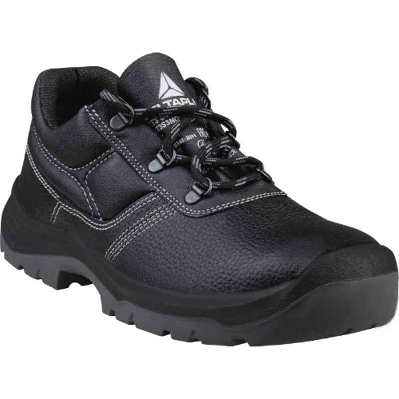 Deltaplus DP Jet S3 Leather Black Dual Density Safety Shoes, Size: 42