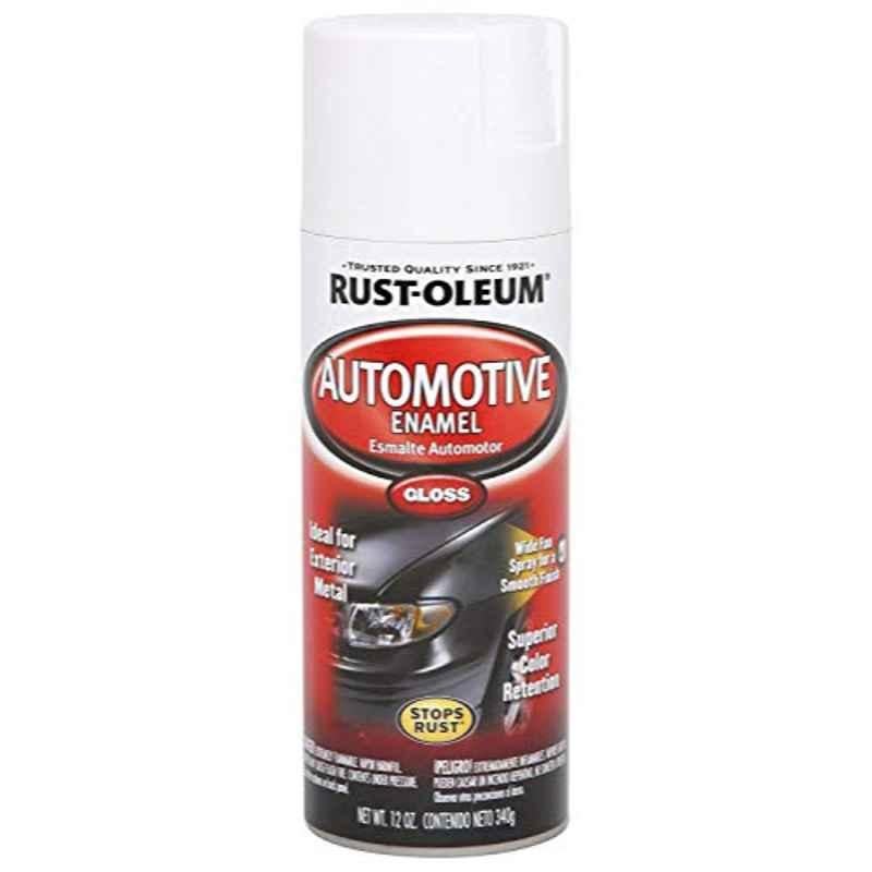 Rust-Oleum Automotive Enamel 12 Oz White 252468 Gloss Spray Paint