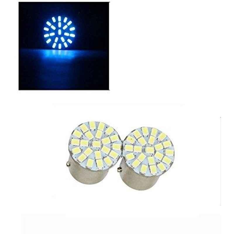 AOW 22 SMD (Blue) Led Indicator Bulb/Turn Signal Bulb for Honda Shine (Pack of 2)