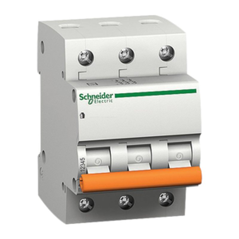 Schneider Electric 63 A Three Pole Modular circuit Breakers NBKRA103PC63A
