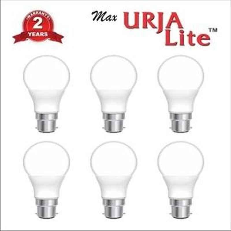 Urja Lite 9W Cool White 6 Pcs LED Bulb