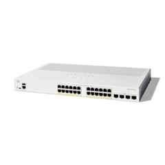 Cisco Catalyst 1300 24 Ports 10/100/1000 + 4x 10GE SFP+ Managed Network Switch, C1300-24P-4X