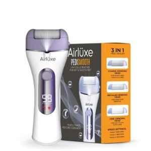 Airluxe PediSmooth TW-836 3-in-1 Plastic Purple Electric Callus Remover for Feet Leg & Heels, AL009