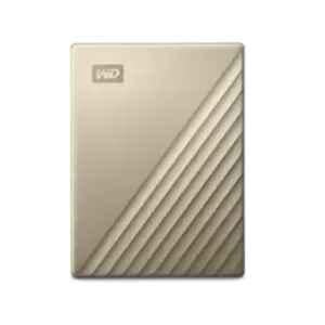 WD My Passport Ultra 4TB Gold Portable External Hard Drive, WDBFTM0040BGD-WESN