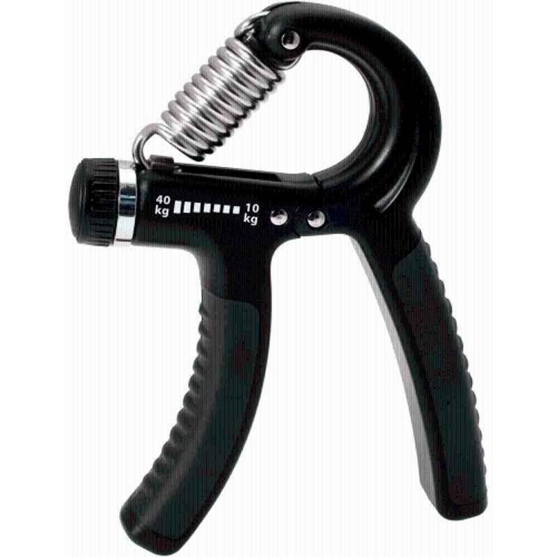 QUIT-X 8.3cm 10-40kg Black Adjustable Resistance Hand Strengthener Fitness Grip for Strength