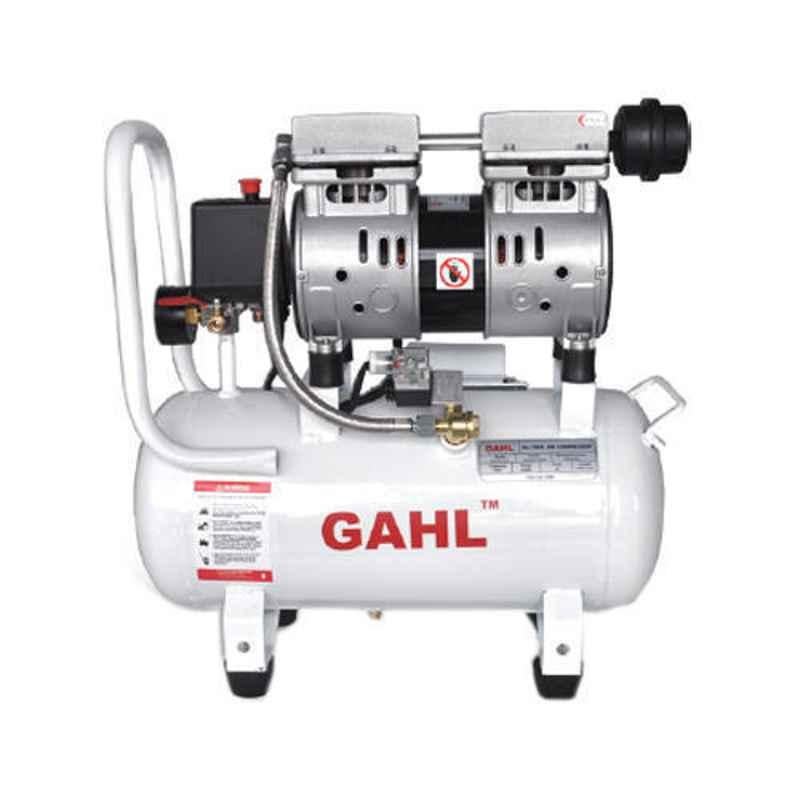 Gahl GA750-50L 1HP White Oil Free Air Compressor with Electromagnetic Valve
