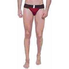 Matrica Cotton Red Supporter for Gym & Cricket, Size: M