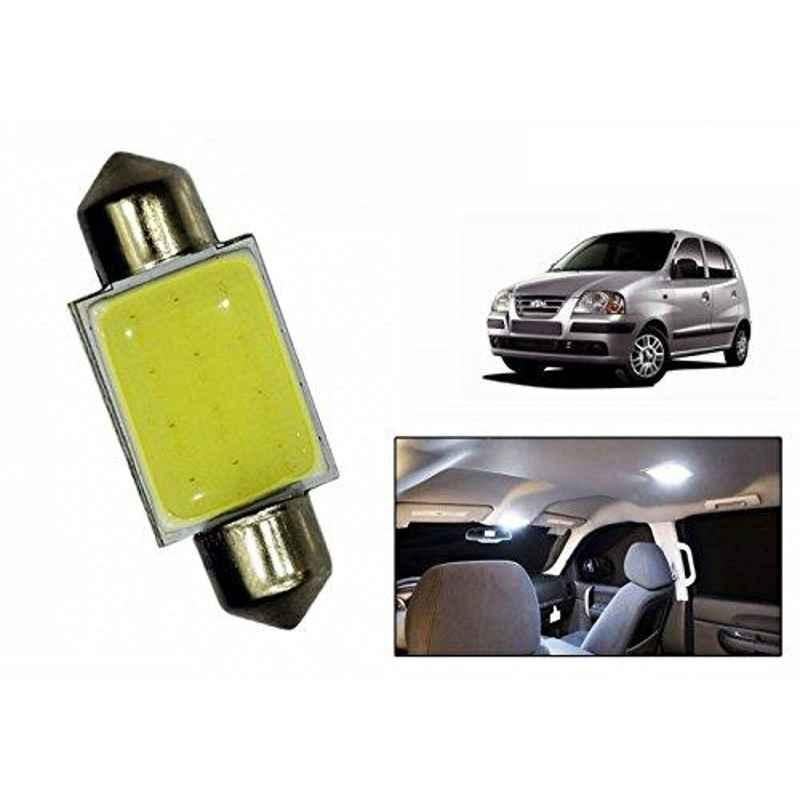 AOW Super Bright Car Roof Light/Dome Light (White) For Tata Sumo Grande, Pack Of 2 (Length : 3.2 cm)