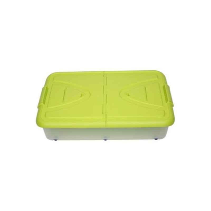 Plastiken Clear & Green Multipurpose Storage Box, 2100851376201
