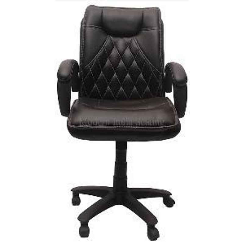 Buy Divano Black PU Leatherette Office Chair MI6 Pack of 2