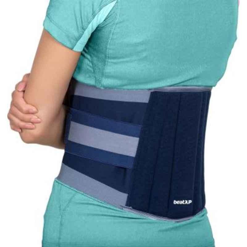 Pristyn Care Cotton Lumber Sacral Spinal Brace Lower Back Support Belt for Back Pain Relief, Size: XL