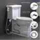 Aquieen Stainless Steel Magna Black Health Faucet with 1m Shower Tube & Wall Hook