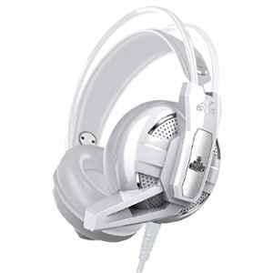 Ant Esports H520W White Wired Over Ear Headphones with Mic