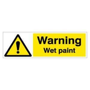 SUNSIGNS 450x150mm Vinyl & Sun Board Warning Wet Paint Signage, SN0101VNLM1HPIAAL