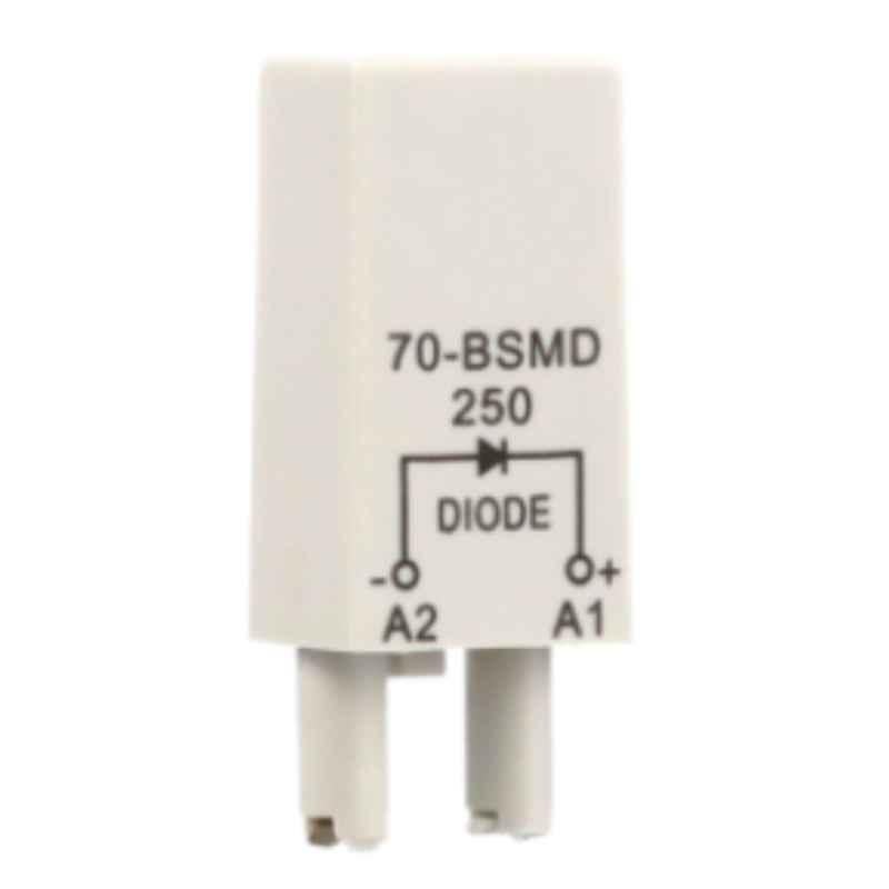 Schneider Harmony 6-250 VDC Protection Module with Diode, 70-BSMD-250