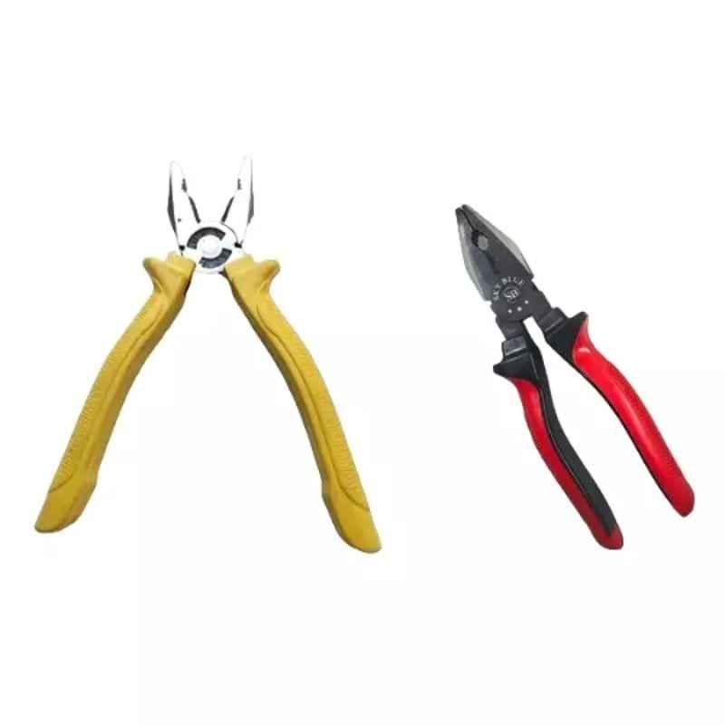 Sky Blue 2 Pcs 7.8 inch Lineman Plier Combo, SBE_PLIER_COMBO_MOD_01686