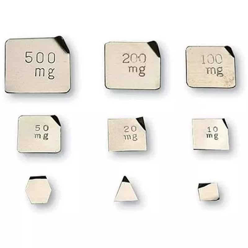 Lab Plus Plate Weight 200 mg Nonmagnetic Stainless Steel, LP-635