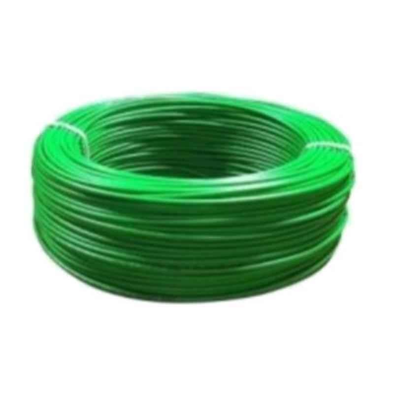 Foliflex Safety 16 Sqmm Green 2 Core FR PVC Round Sheathed Flexible Industrial Cable, Length: 90 m