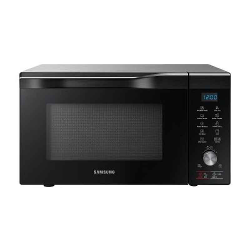 Samsung 32L 1400W Black Stainless Steel Convection Microwave Oven, MC32K7055QT