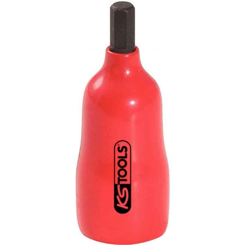 KS Tools 8mm CrV Steel Insulated Bit Socket for Hexagon Screws, 117.1419