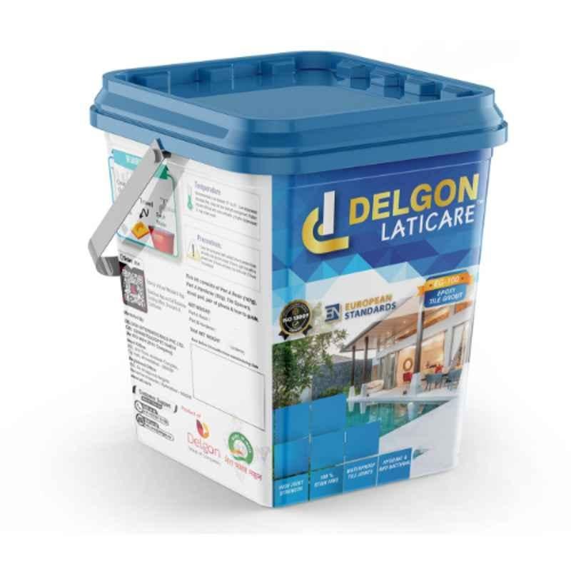 Delgon Laticare EG-100 1kg Swiss Coffee-62 Premium Quality Epoxy Tile Grout, 10001-62