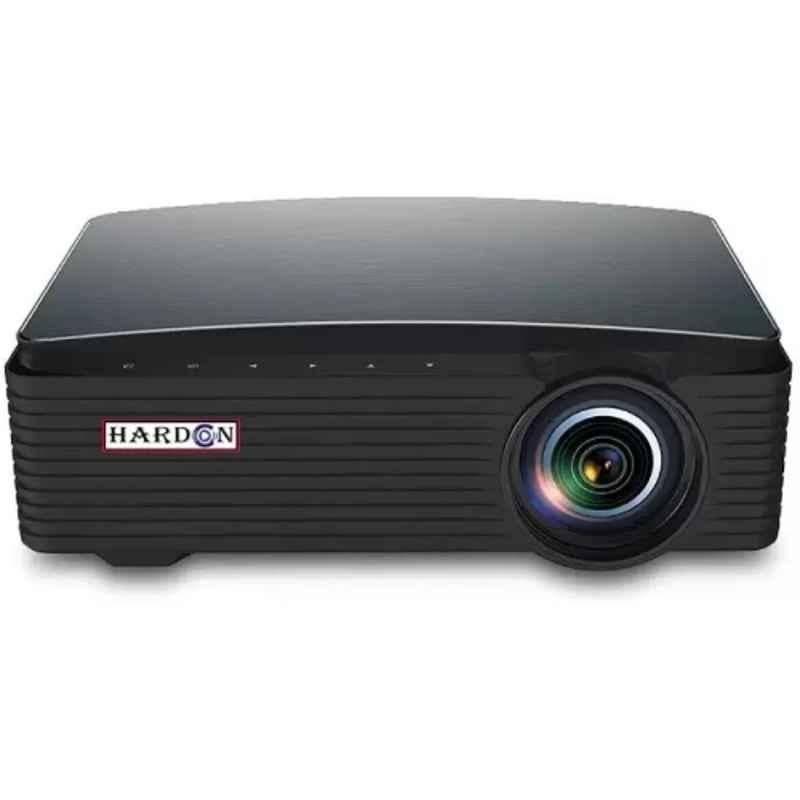 Hardon 16 1920x1080p 4000 lm FHD Android 9.0 Dual Band Wi-Fi Black Portable Projector with 8GB Internal Storage, H16-001FK