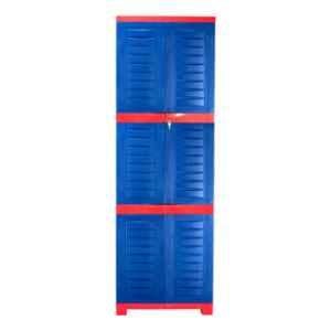 Supreme Fusion 3 Plastic Coke Red & Blue Large Size Cupboard, Fusion03-RB