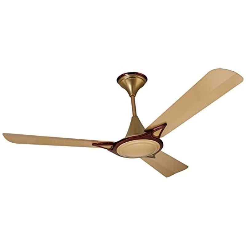 Crompton Premion Avancer 55W 370rpm Coco Gold 3 Blade Ceiling Fan with 2 Years Warranty, CFHSAVR48CCG1Z, Sweep: 1200 mm