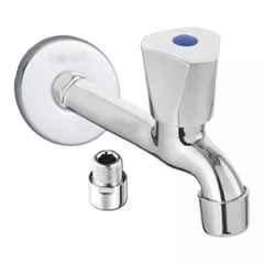 Fastgear Triangle Stainless Steel Silver Chrome Finish Bib Tap, FG2397 (Pack of 2)