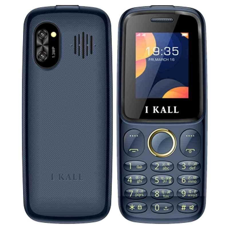 I KALL K15 1.8 inch Dark Blue Dual Sim Keypad Feature Phone, K15-N-DB
