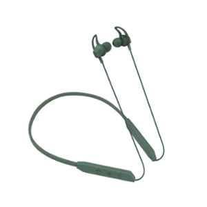 Hitage Bullet Green Bluetooth Neckband Earphone with 40hr Music Time, NBT-3286