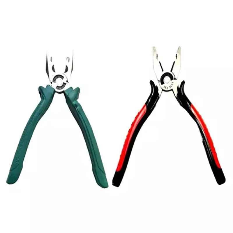 Sky Blue 2 Pcs 7.8 inch Groove Plier Combo, SBE_PLIER_COMBO_MOD_01355