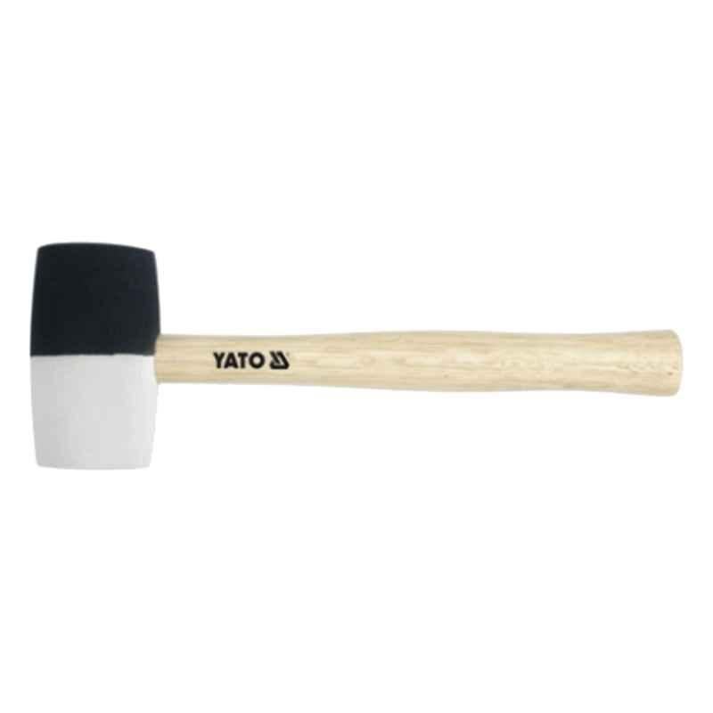 Yato 44mm 230g Rubber Mallet with Wooden Handle, YT-4600