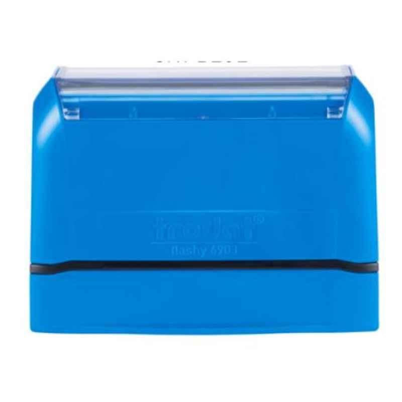 Trodat 49x22mm Flashy Rectangular Text Print Stamp, 6903