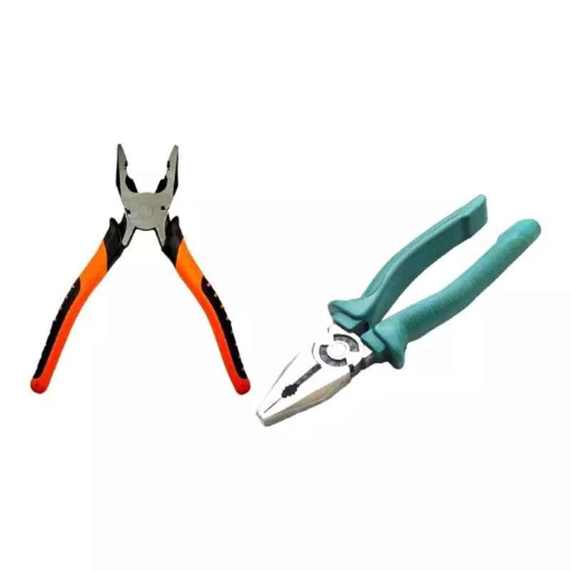 Sky Blue 2 Pcs 7.8 inch Lineman Plier Combo, SBE_PLIER_COMBOS_COMBO_311