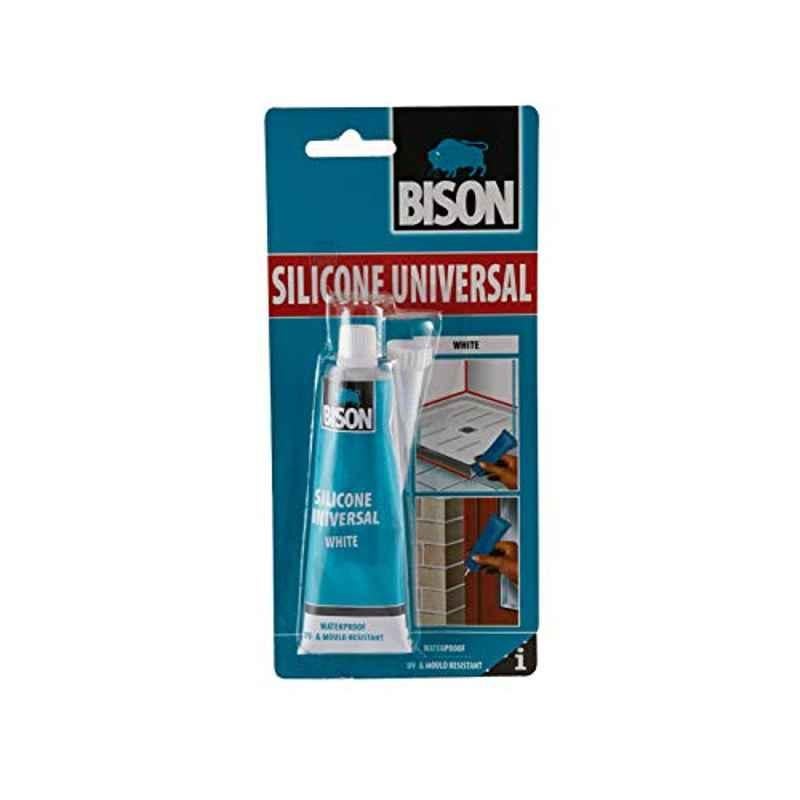 Bison Silicone White Universal Adhesive, 101077