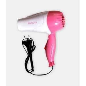 Nova 1290 1000W Pink Foldable Hair Dryer (Pack of 2)