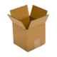 Tzoo 5x5x5 inch 3 Ply Cardboard Brown Corrugated Box