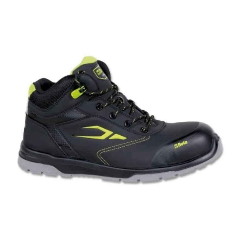 Beta 7321NA Nubuck Leather Composite Toe Black Safety Sneakers, 073210442, Size: 8