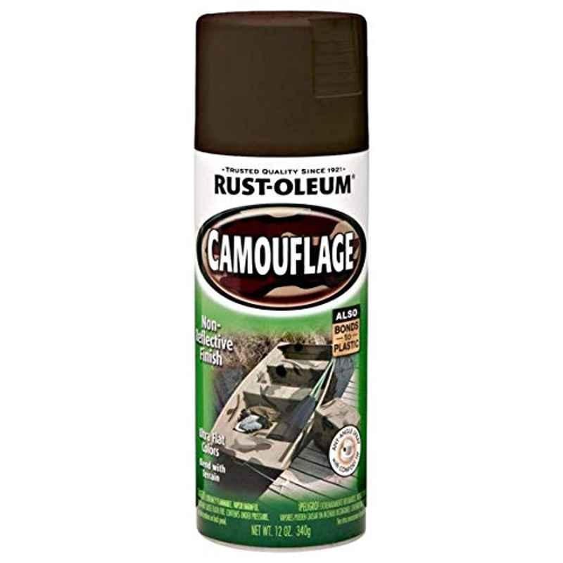 Rust-Oleum Camouflage 12 Oz Brown 1918830 Spray Paint