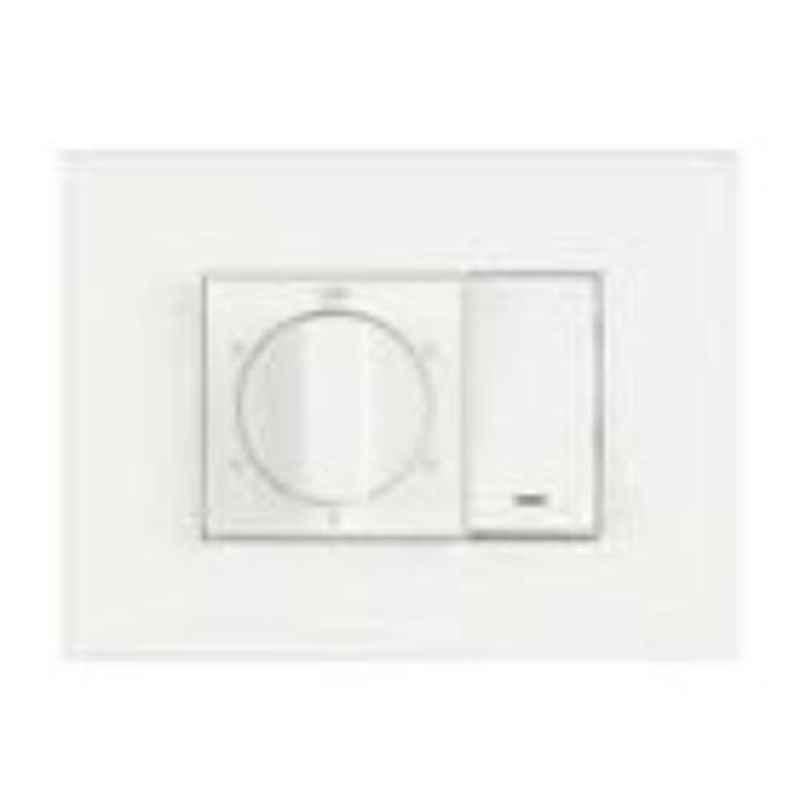 Wipro North West Artisa 8 Module White Horizontal Plate, RP968H (Pack of 5)