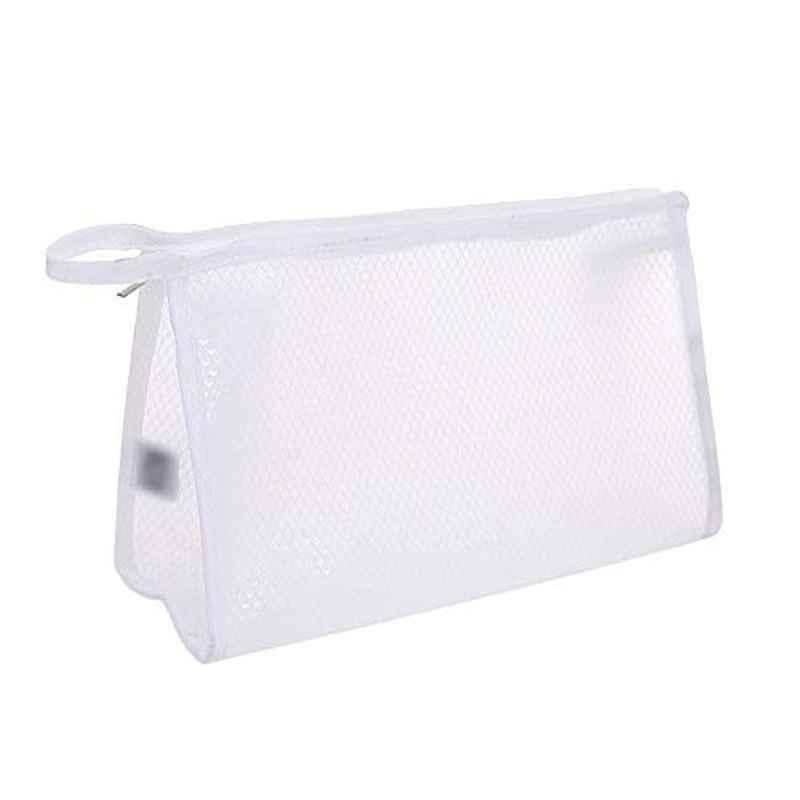 Rubik PVC White Cosmetic Bag