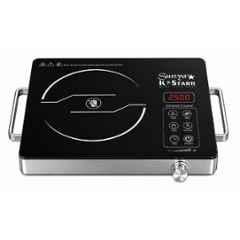 Sukya K Starr SK-1100 2500W Stainless Steel & Glass Black Infrared Cooktop with Touch Panel, 4 Preset Cooking Functions for all Types of Utensil & 1 Year Warranty, SKSIFC2500WWBAUG26