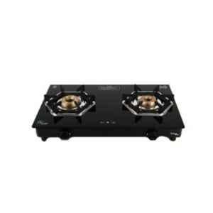 Sigri-Wala Titan 3 Burner Toughened Glass Black Automatic Gas Stove