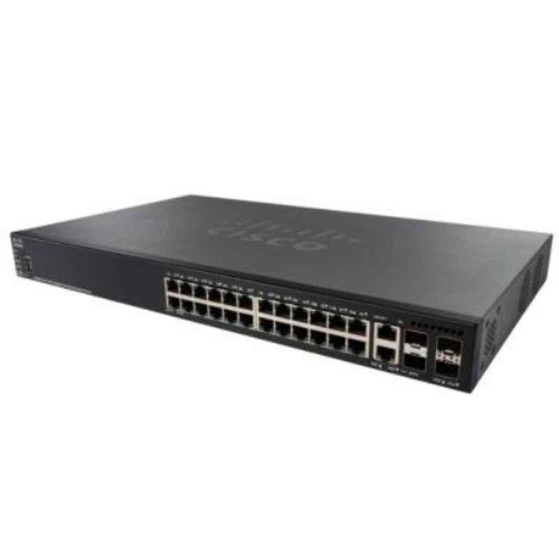 Cisco SG550X24P 195W 24 Gigabit Ethernet Ports Stackable Managed Switches, SG550X24PK9UK
