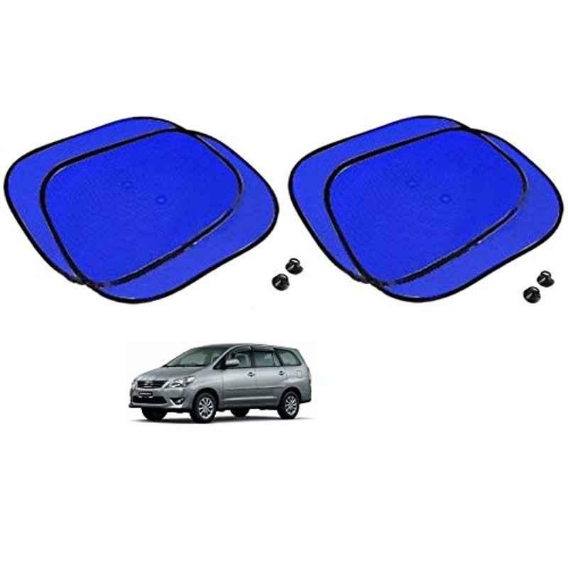 Kozdiko 4 Pcs Black Chipokoo Car Window Sunshade Curtain Set Toyota Innova
