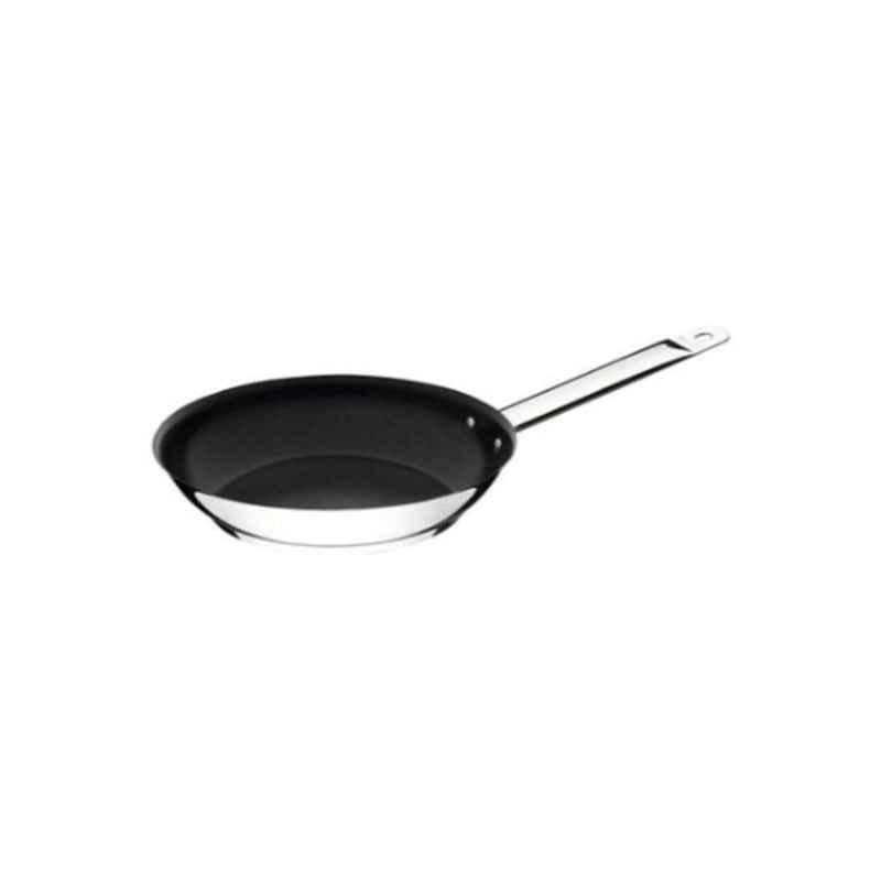 Tramontina 26cm Stainless Steel Black & Silver Non Stick Frying Pan, 7891116101643