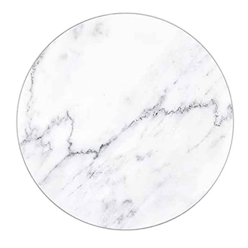 Wenko 53982100 Marble White Round Trivet for Pots Pans & Tempered Glass
