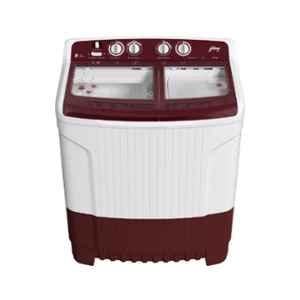 Godrej Edge 8.5kg 5 Star Polypropylene Wine Red Semi-Automatic Washing Machine, WS EDGE 80 5.0 TB3 M WNRD